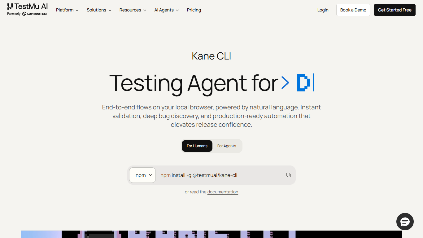 Kane CLI By TestMu AI