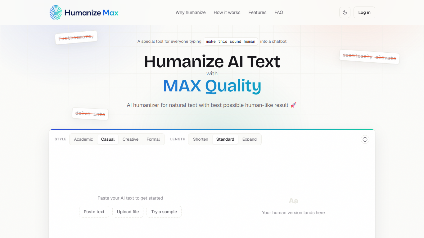 Humanize Max