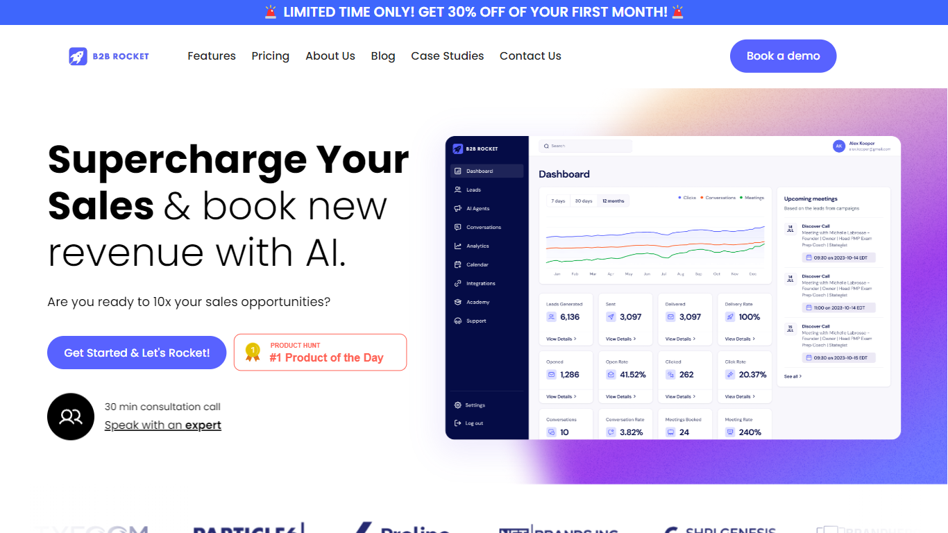 B2B Rocket's AI & Lead Generation