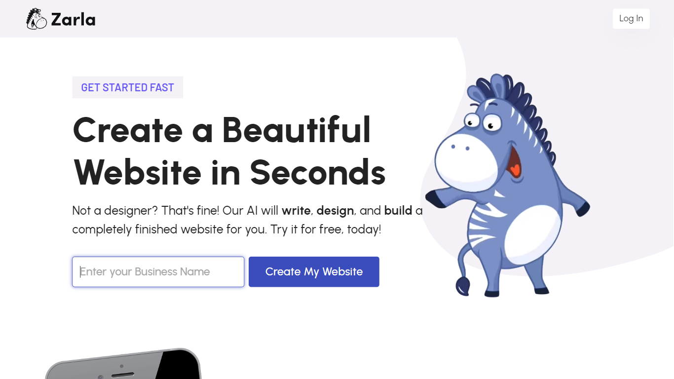 Zarla AI Website Builder