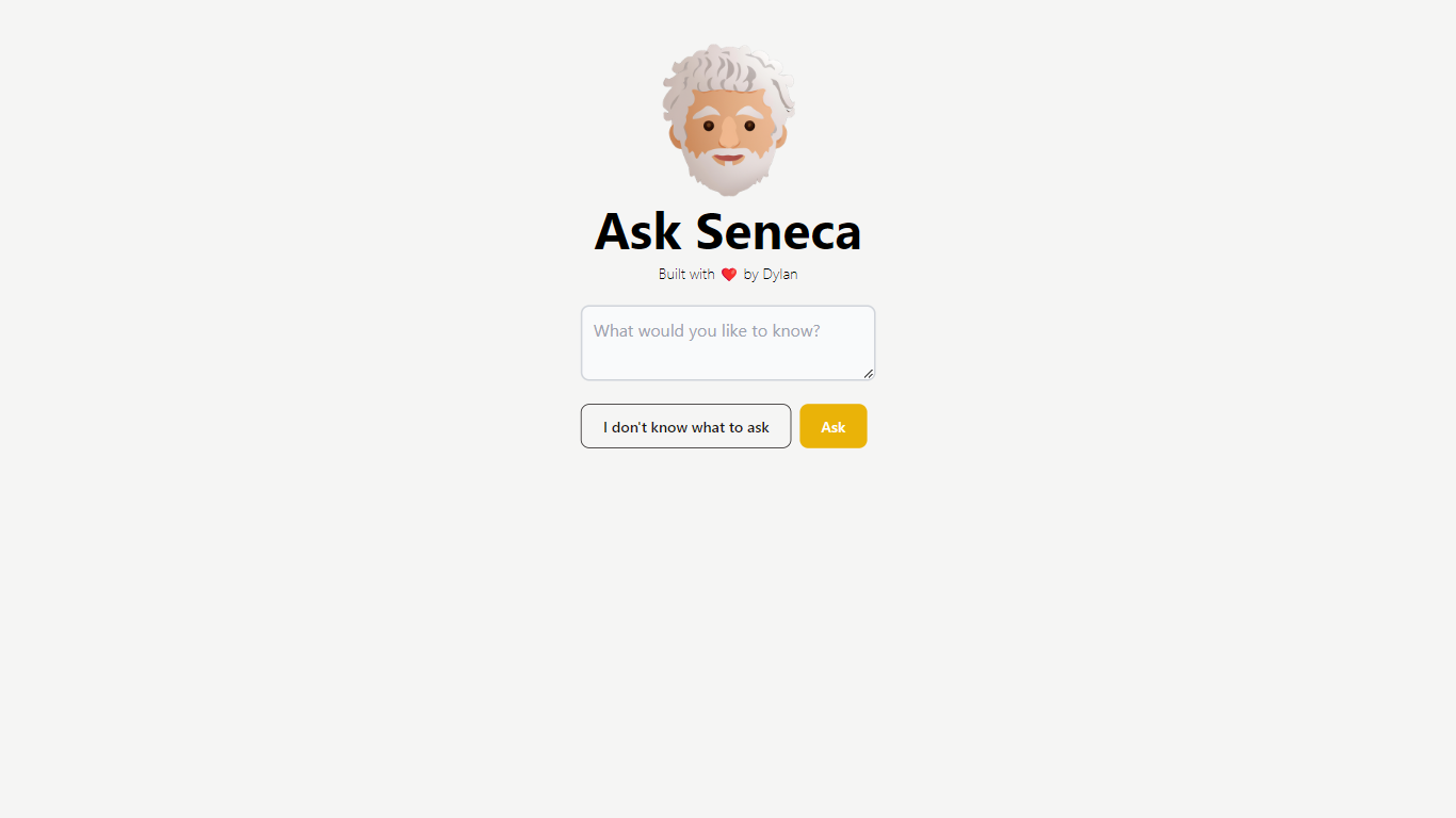 Ask Seneca