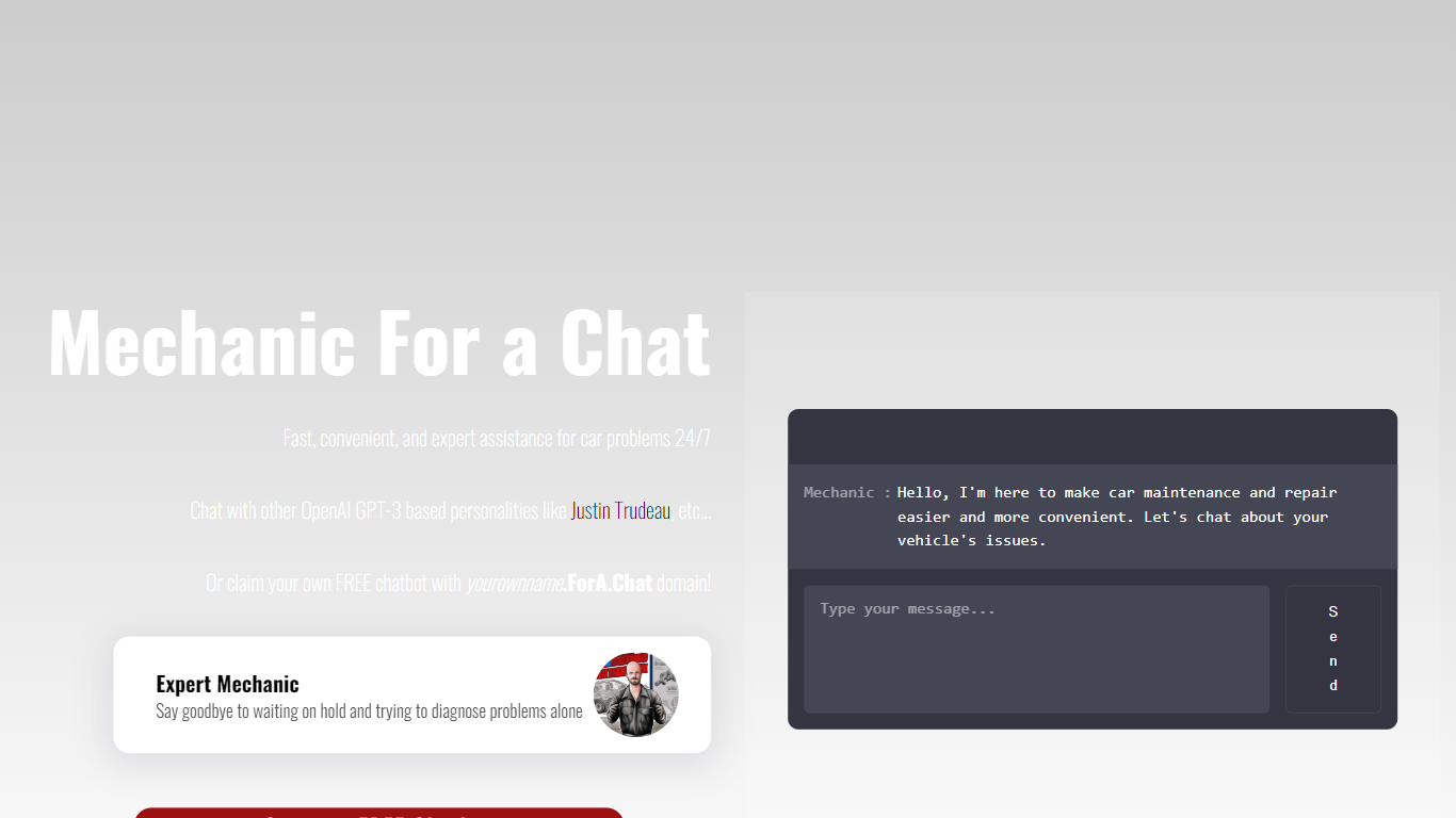 Mechanic For A Chat