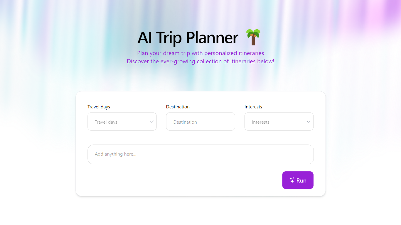 AI Trip Planner