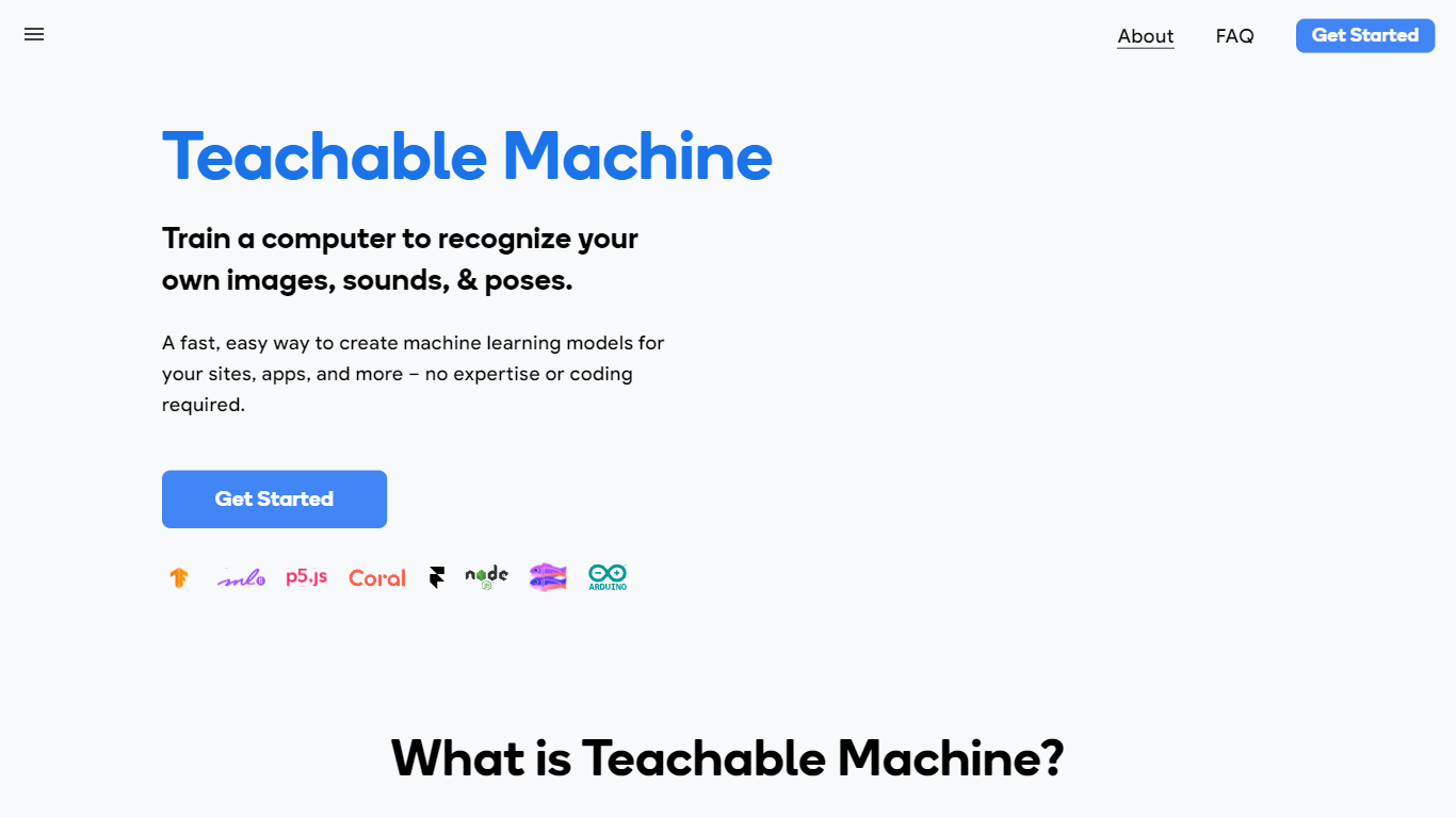 Teachable Machine