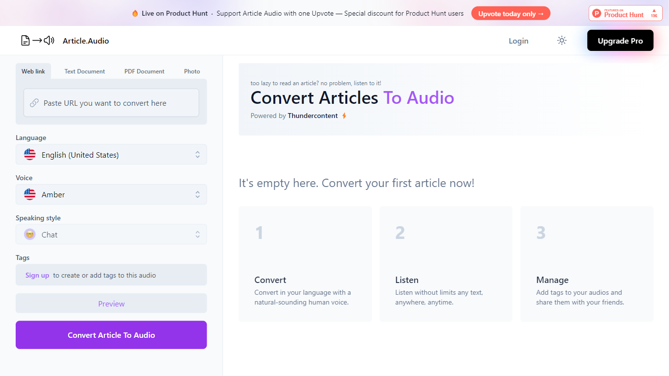 Article Audio