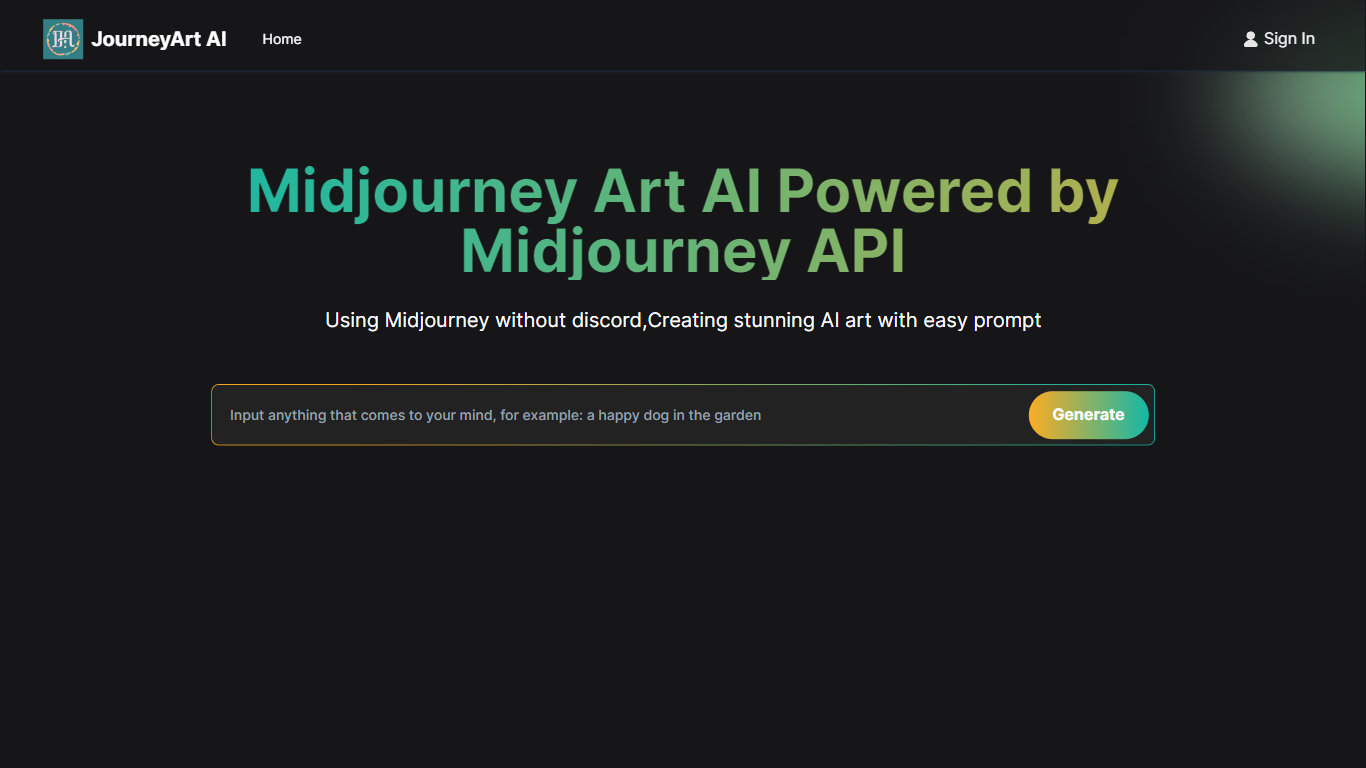 Midjourney Art AI Generator