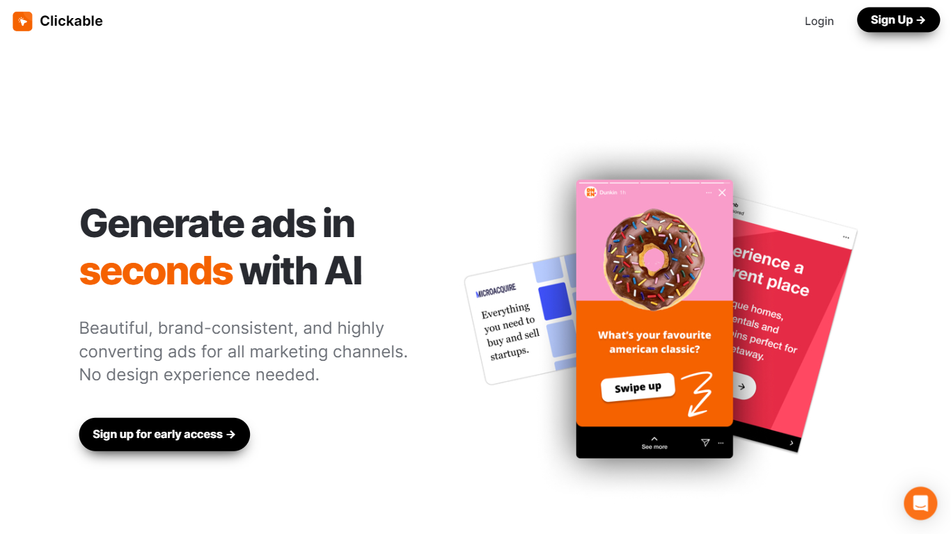 Clickable - AI Ad Generator}