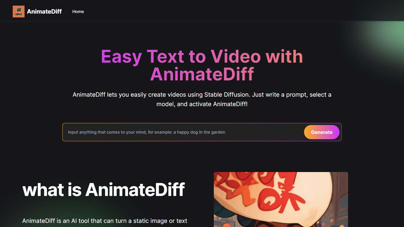 Animatediff Web Online