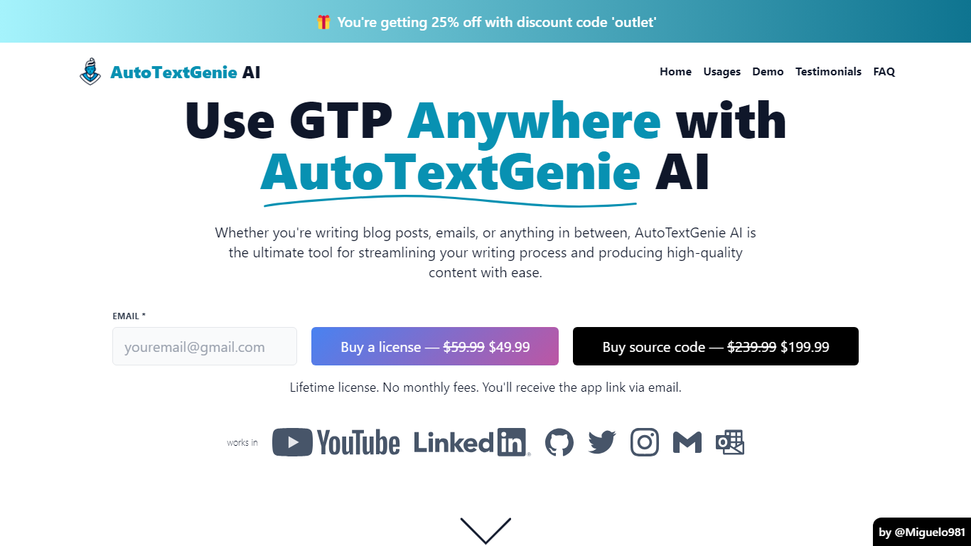 AutoTextGenie AI