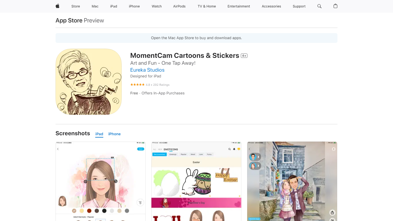MomentCam Cartoons & Stickers