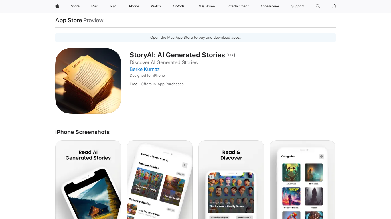 ‎StoryAI