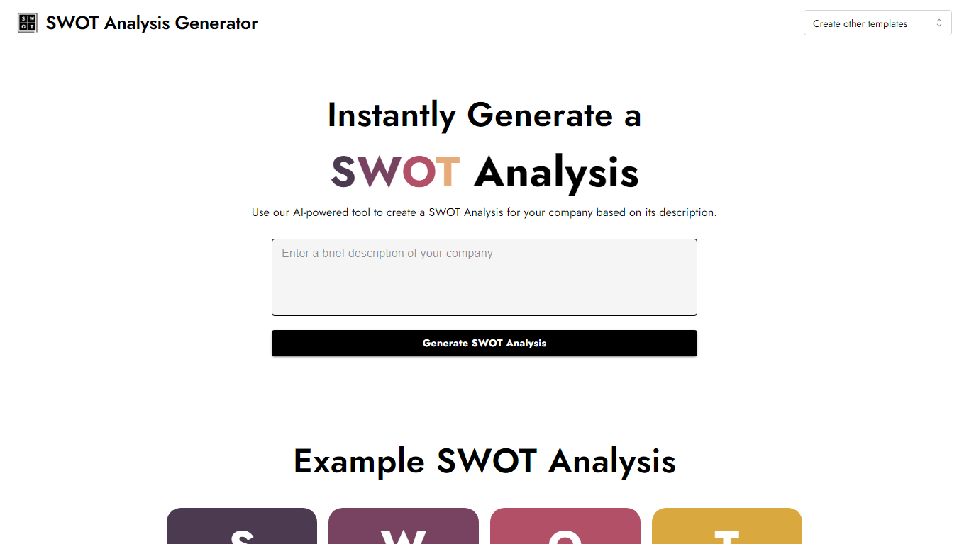 SWOT Analysis