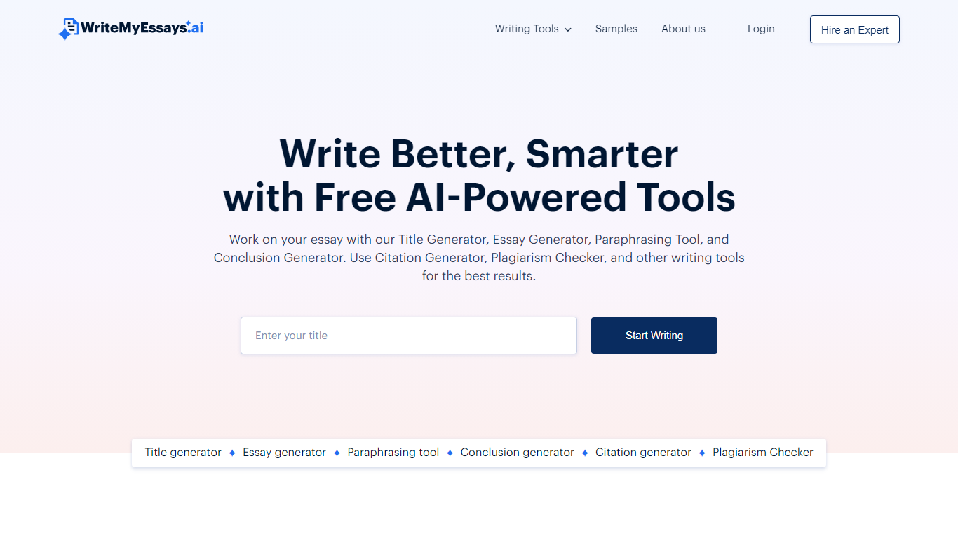 Write My Essay AI
