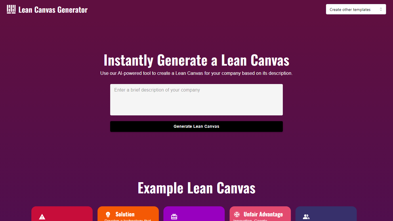 Lean Canvas