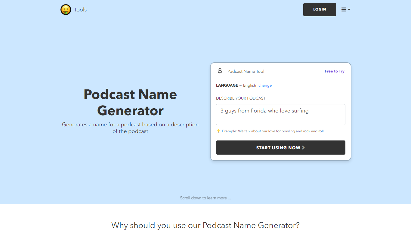 Podcast Name Generator | nichesss