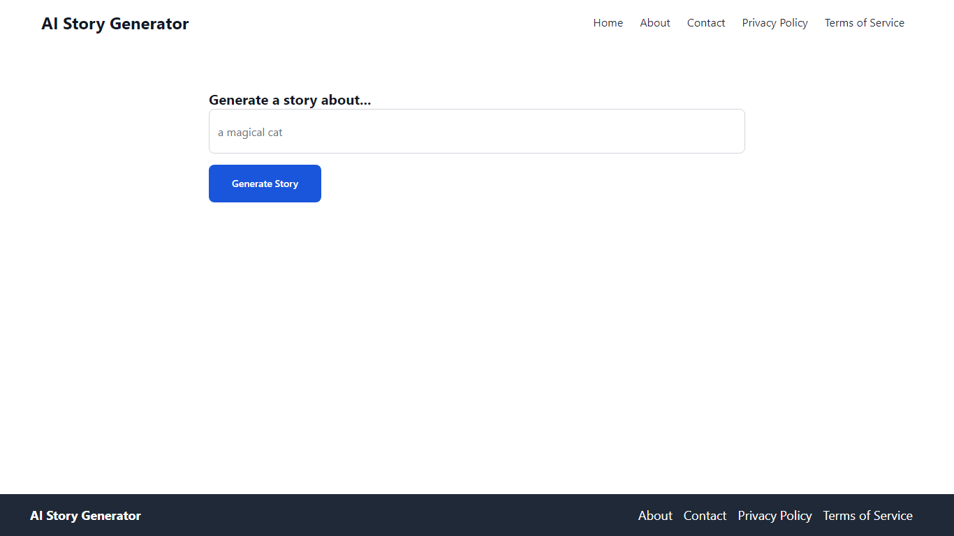 AI Story Generator