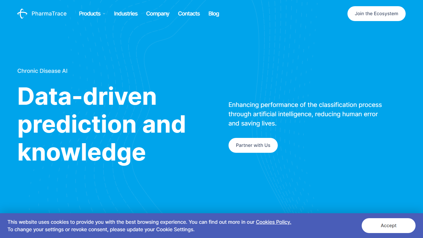 PharmaTrace (formerly Chronic Diseases AI | PharmaTrace)