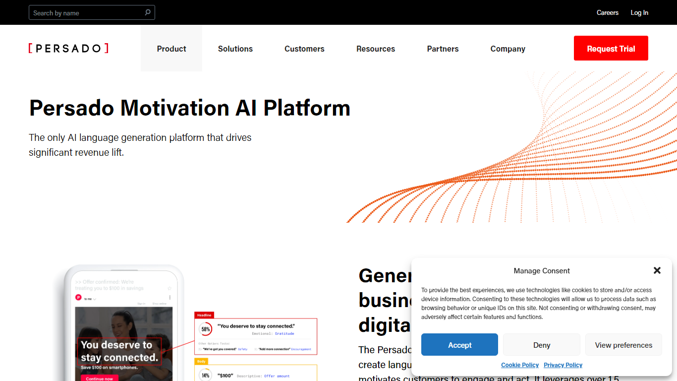 Persado Motivation AI Platform