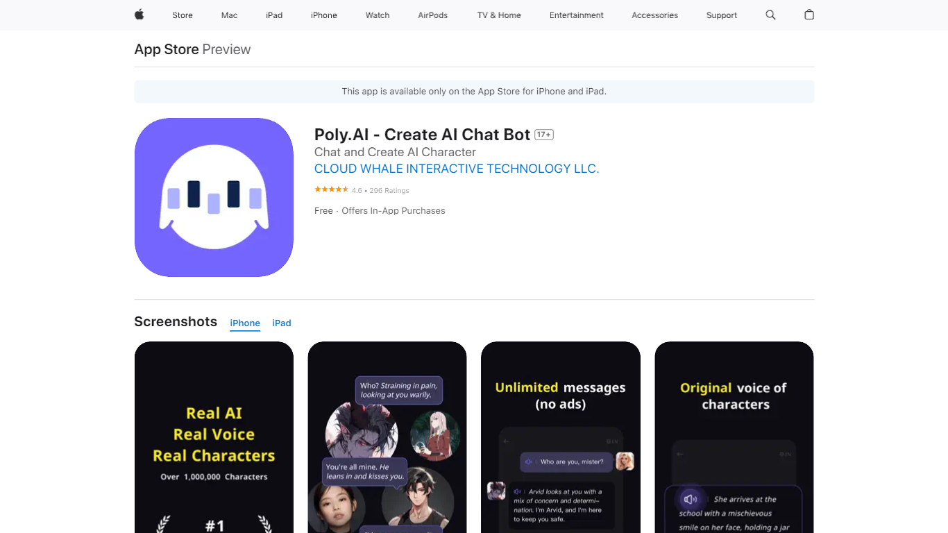 ‎Poly.AI on the App Store