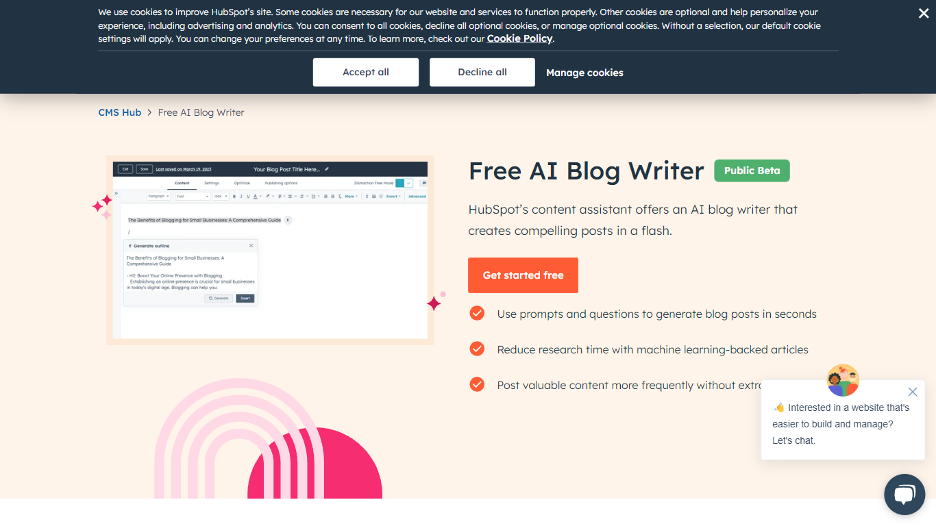 AI Blog Writer | HubSpot