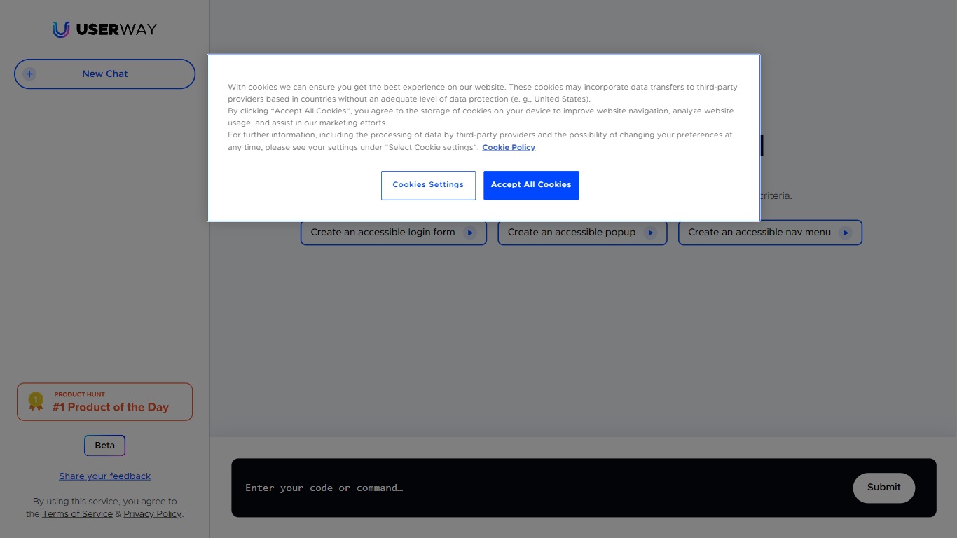 Fix my code By Userway