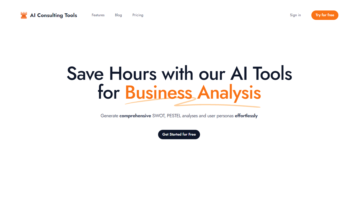 AI Consulting Tools