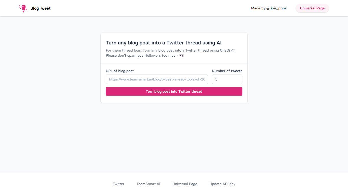 BlogTweet