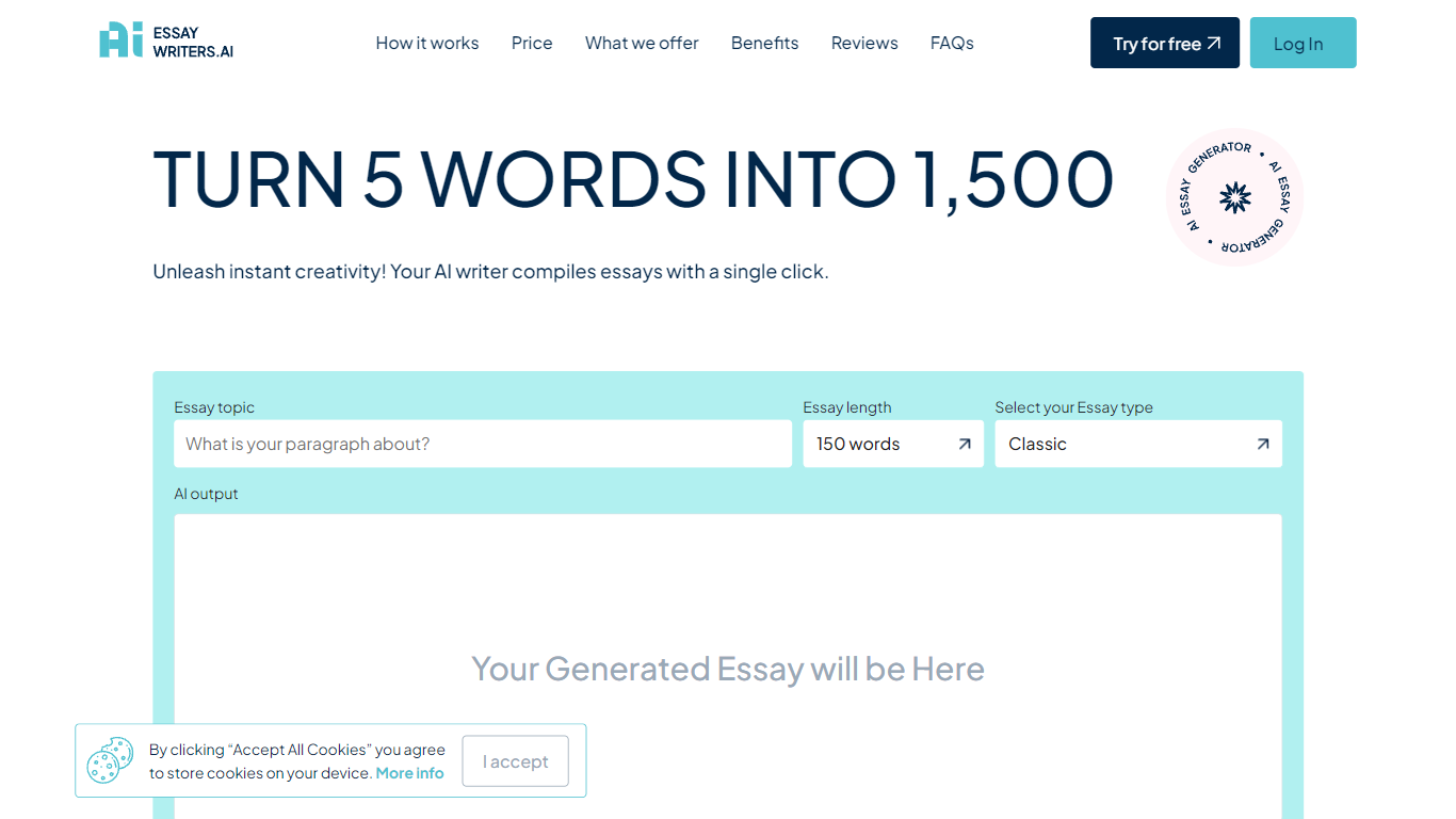 Essay Writer AI
