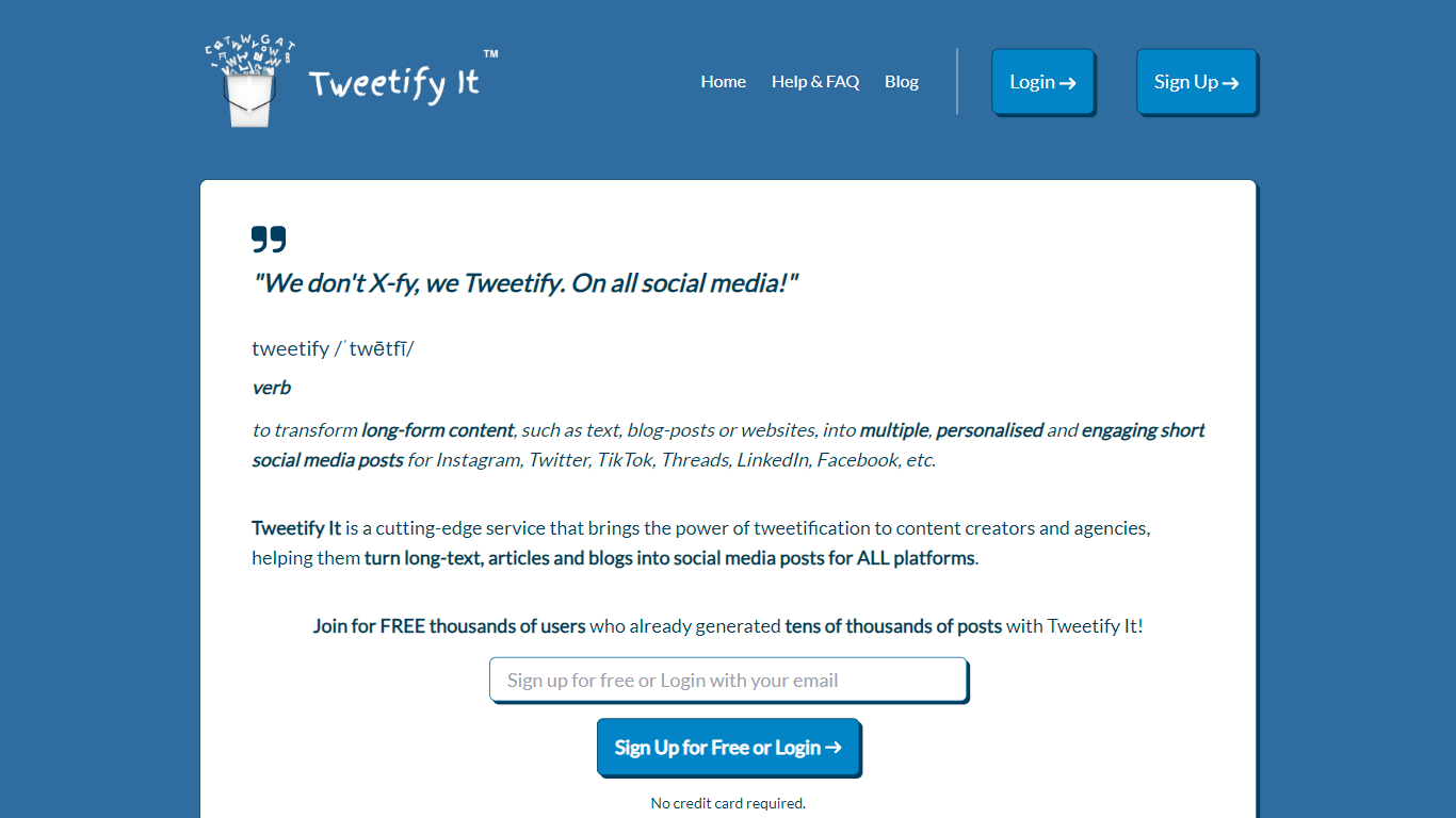 Tweetify It