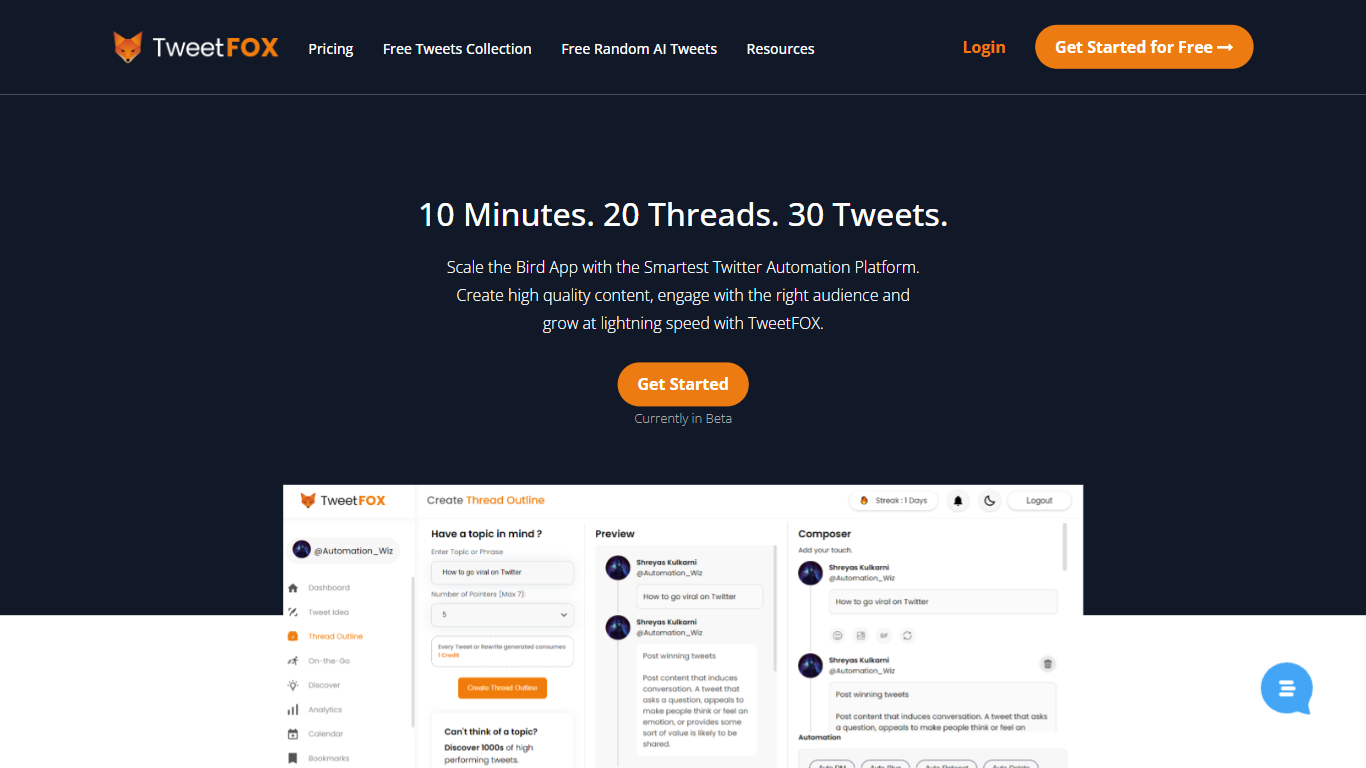 TweetFox