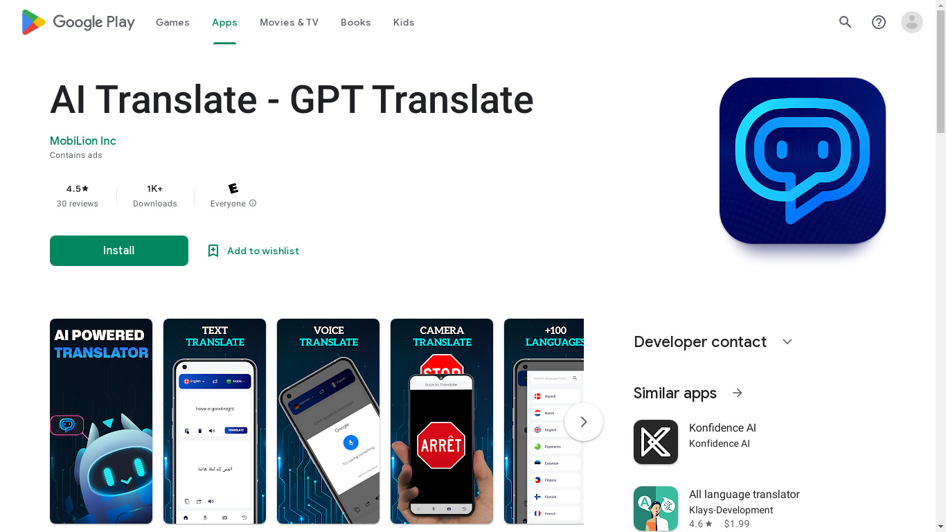 AI Translate - GPT Translate