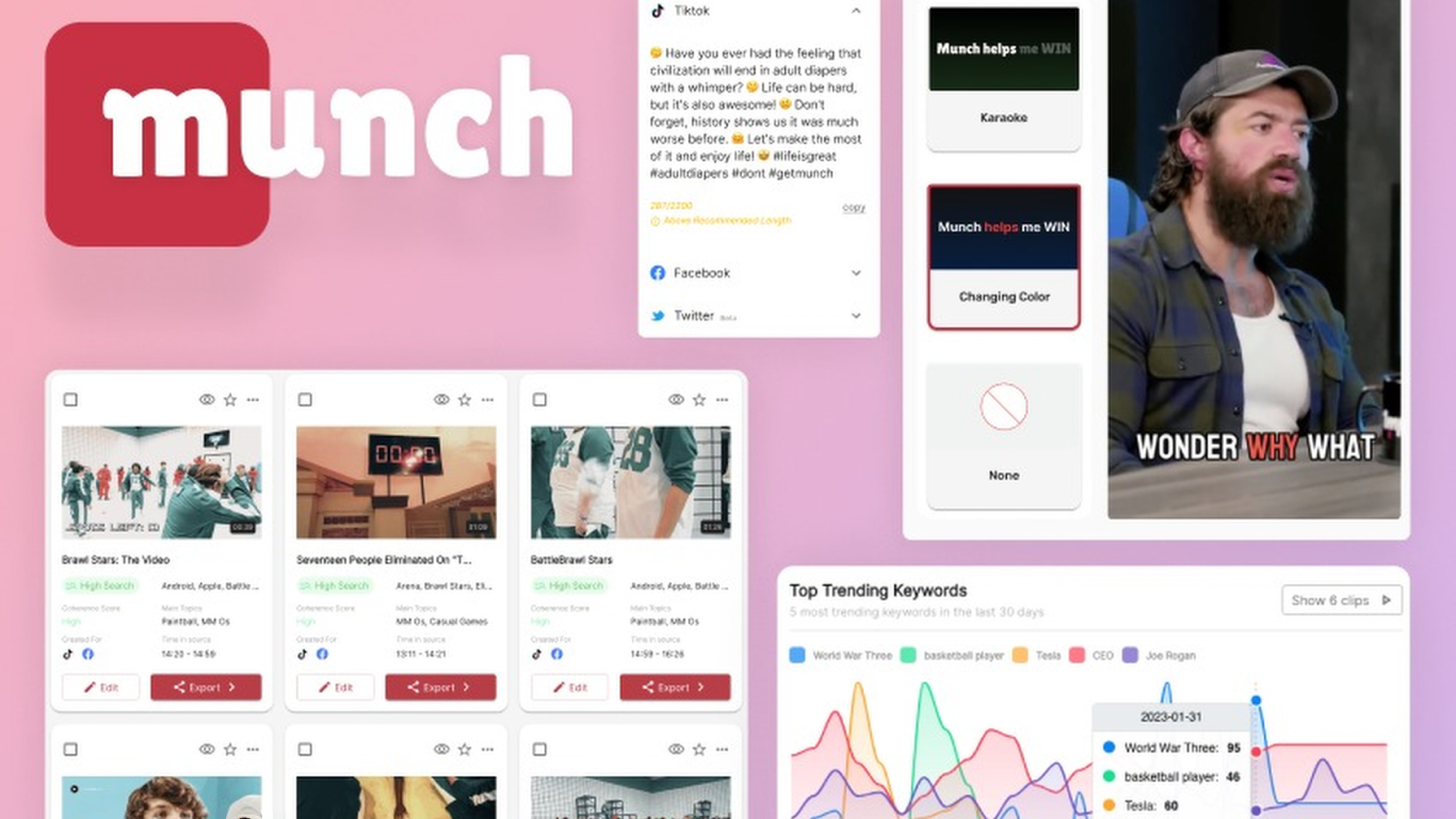 Munch - AI Instagram Reels Creator}