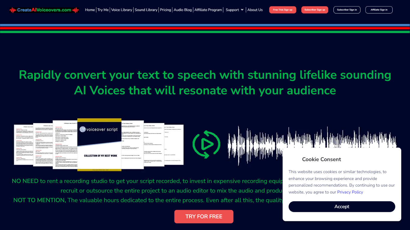 Create Ai Voiceovers