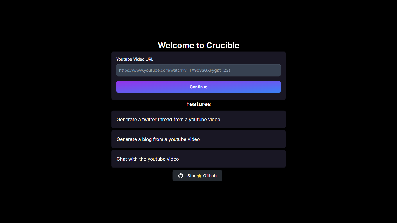 Crucible