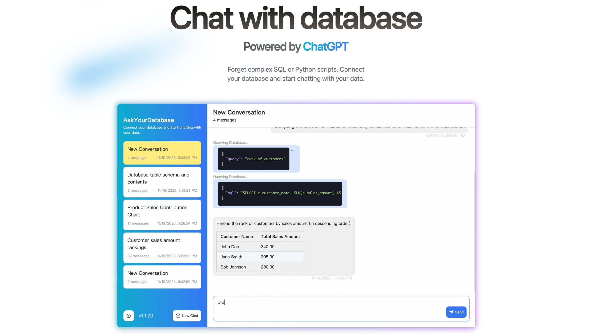 AskYourDatabase AI