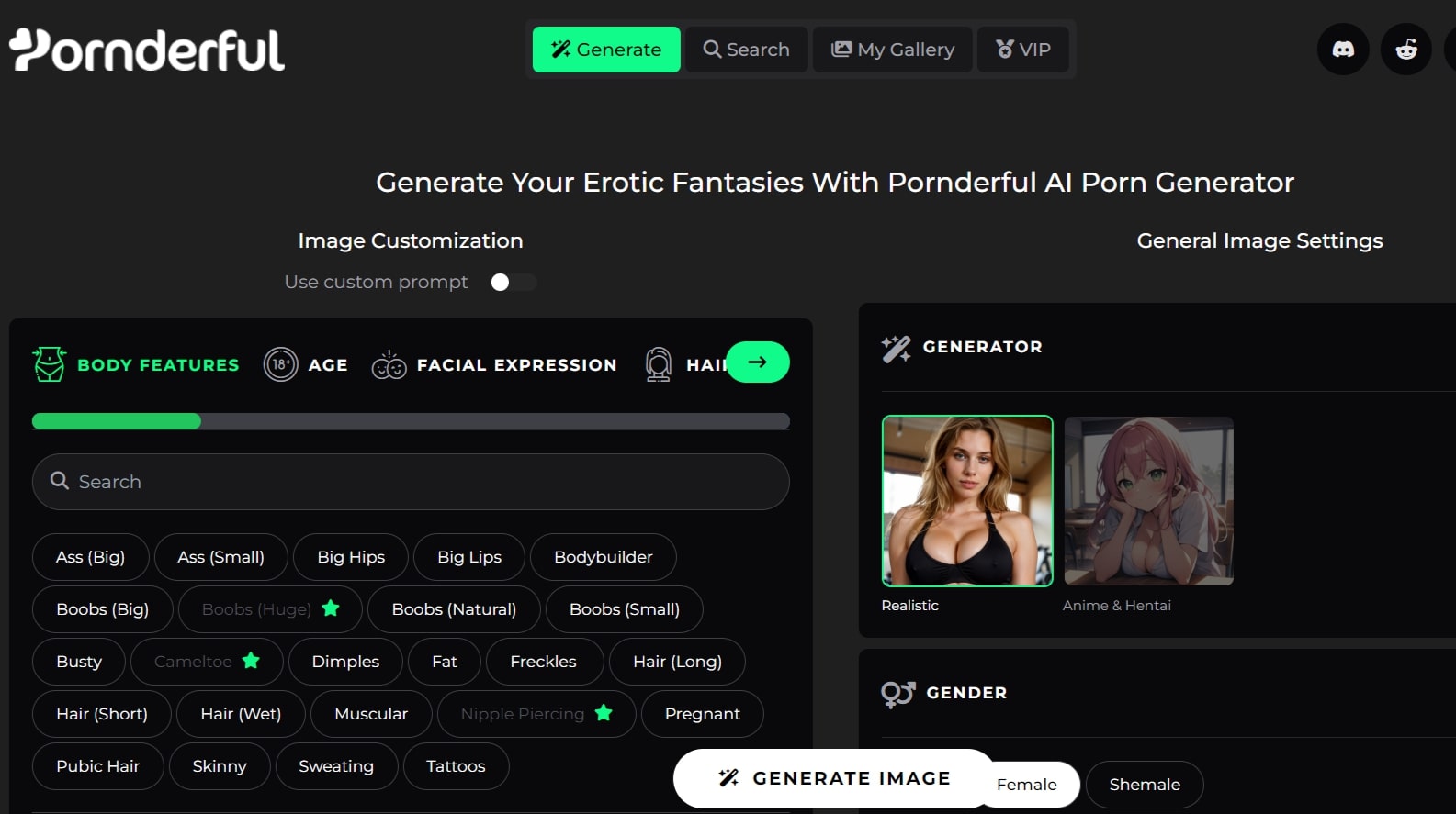 Pornderful.ai - AI Porn Generator}