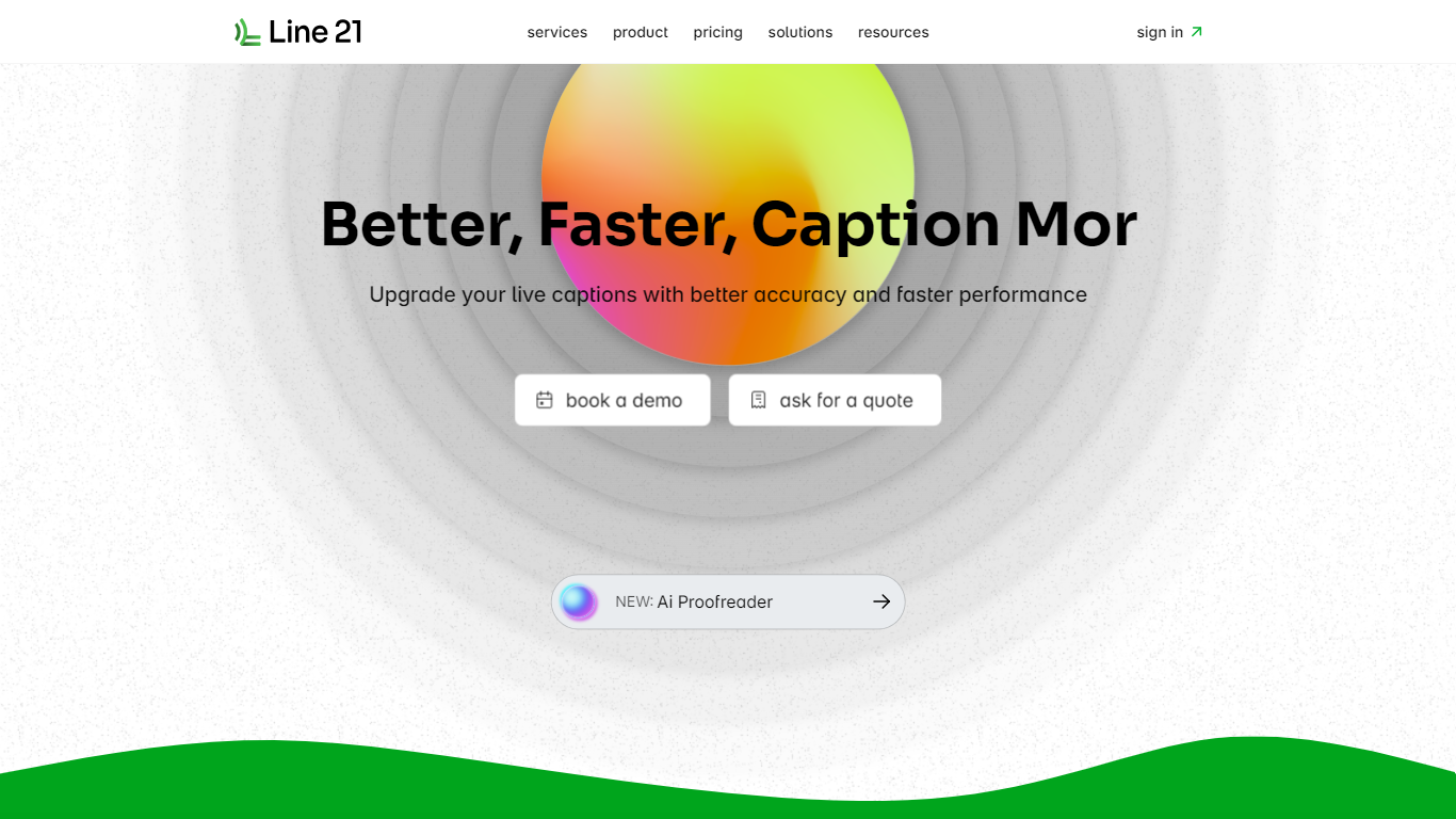 Line 21 Live Captions