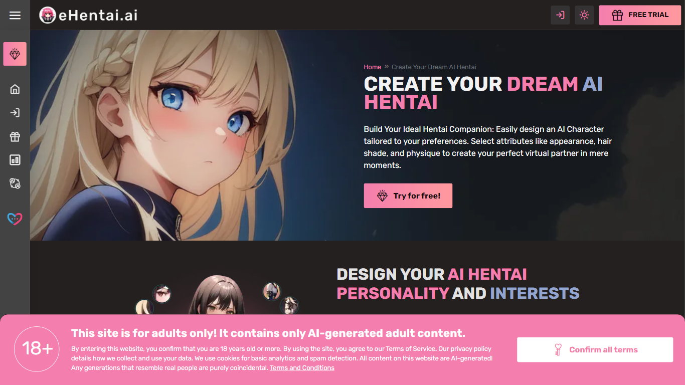 DREAM AI HENTAI - eHentai.ai - AI Hentai Generator}