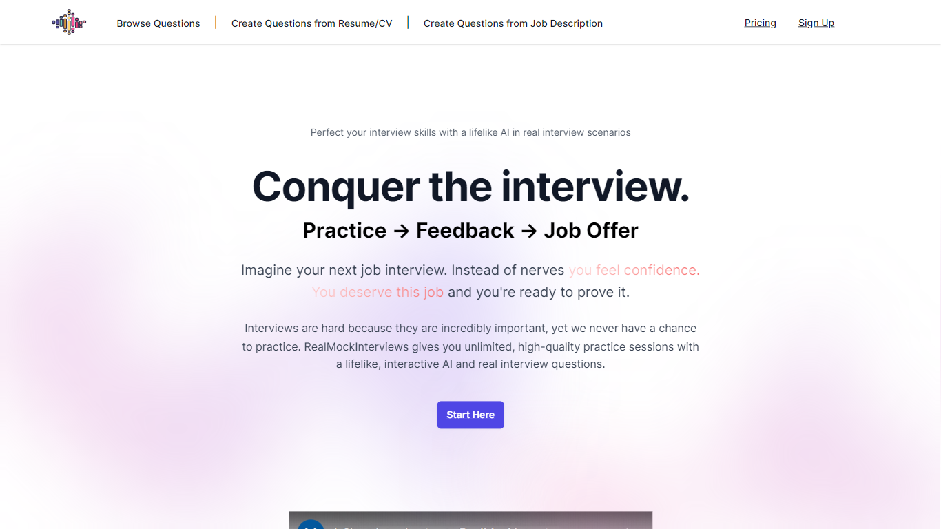 Real Mock Interviews