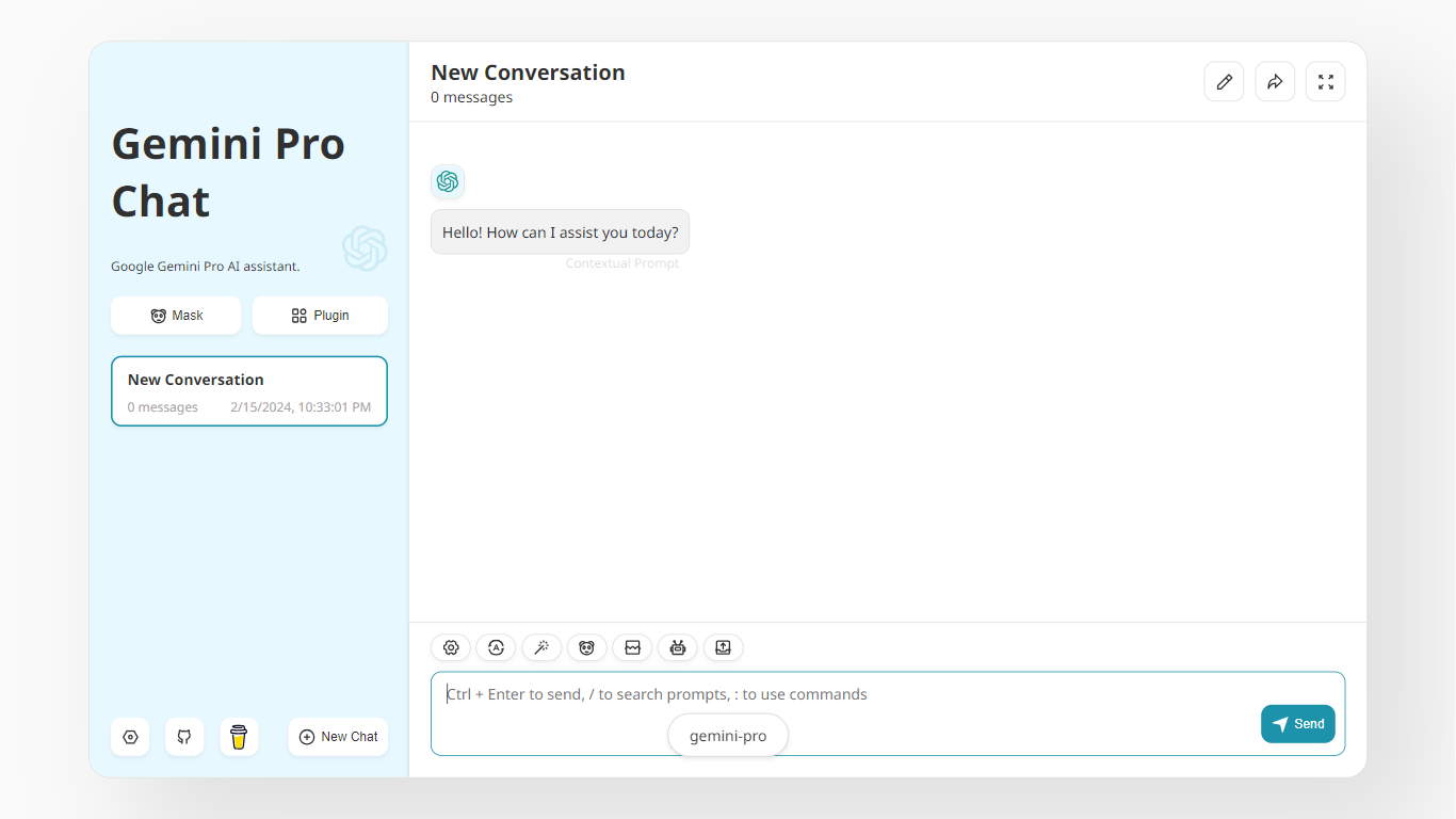 Google Gemini Pro Chat