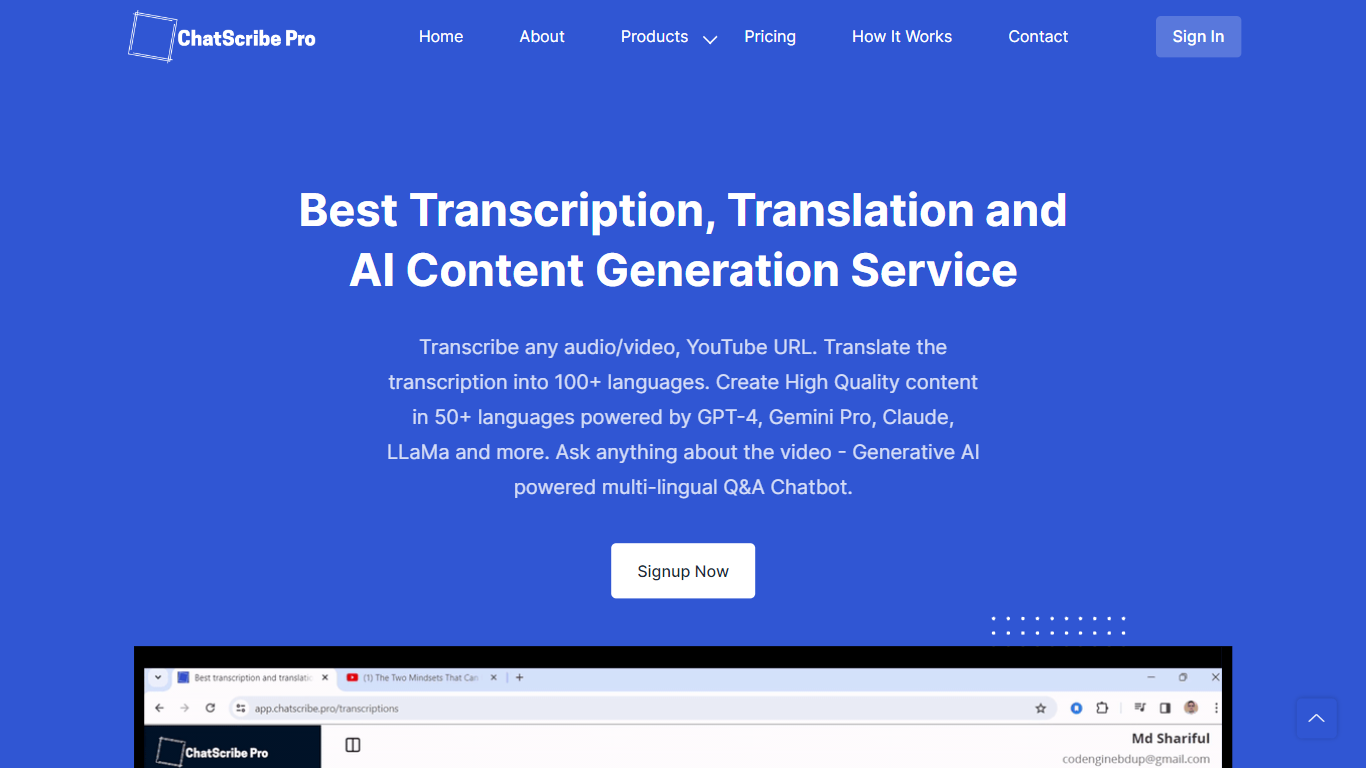 ChatScribe Pro