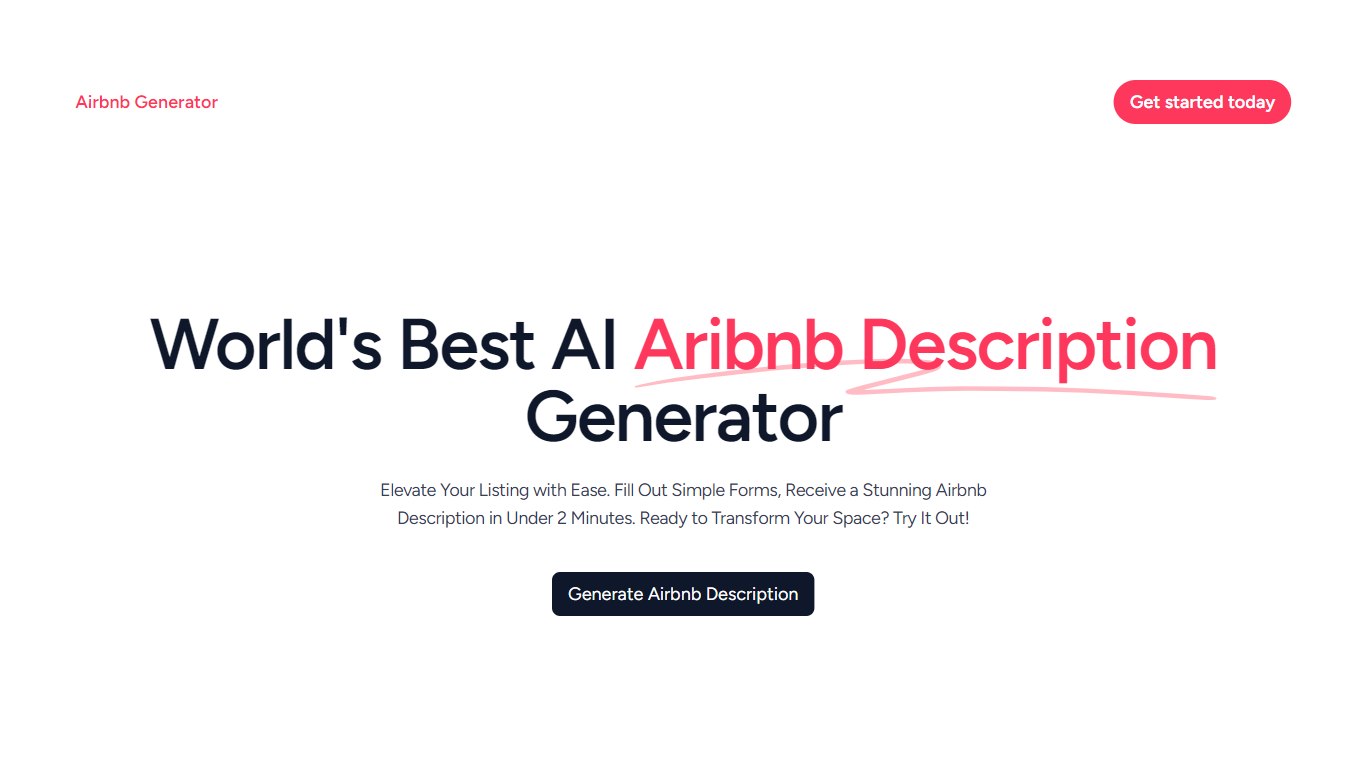 Airbnb Generator
