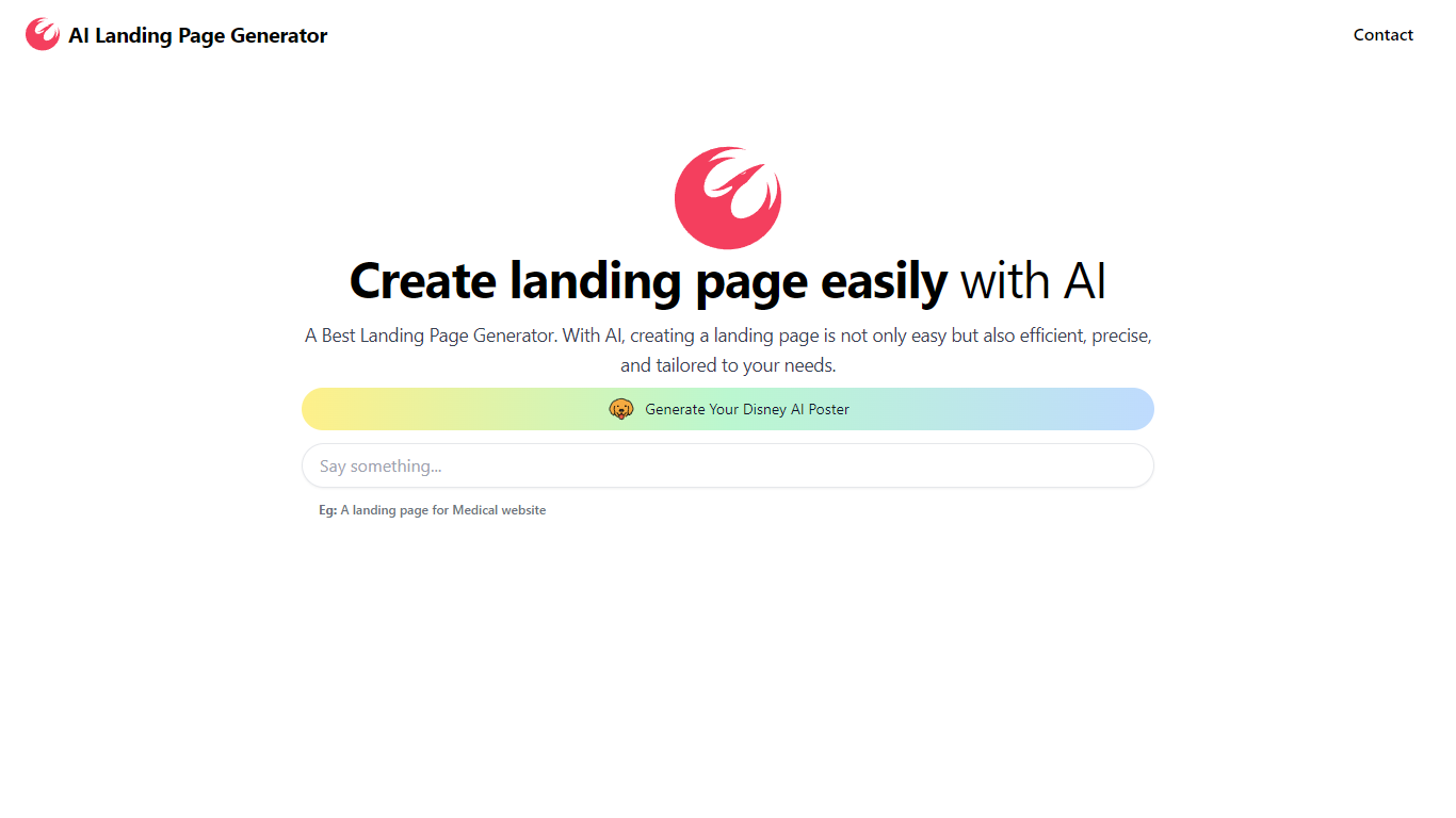 AI Landing Page Generator