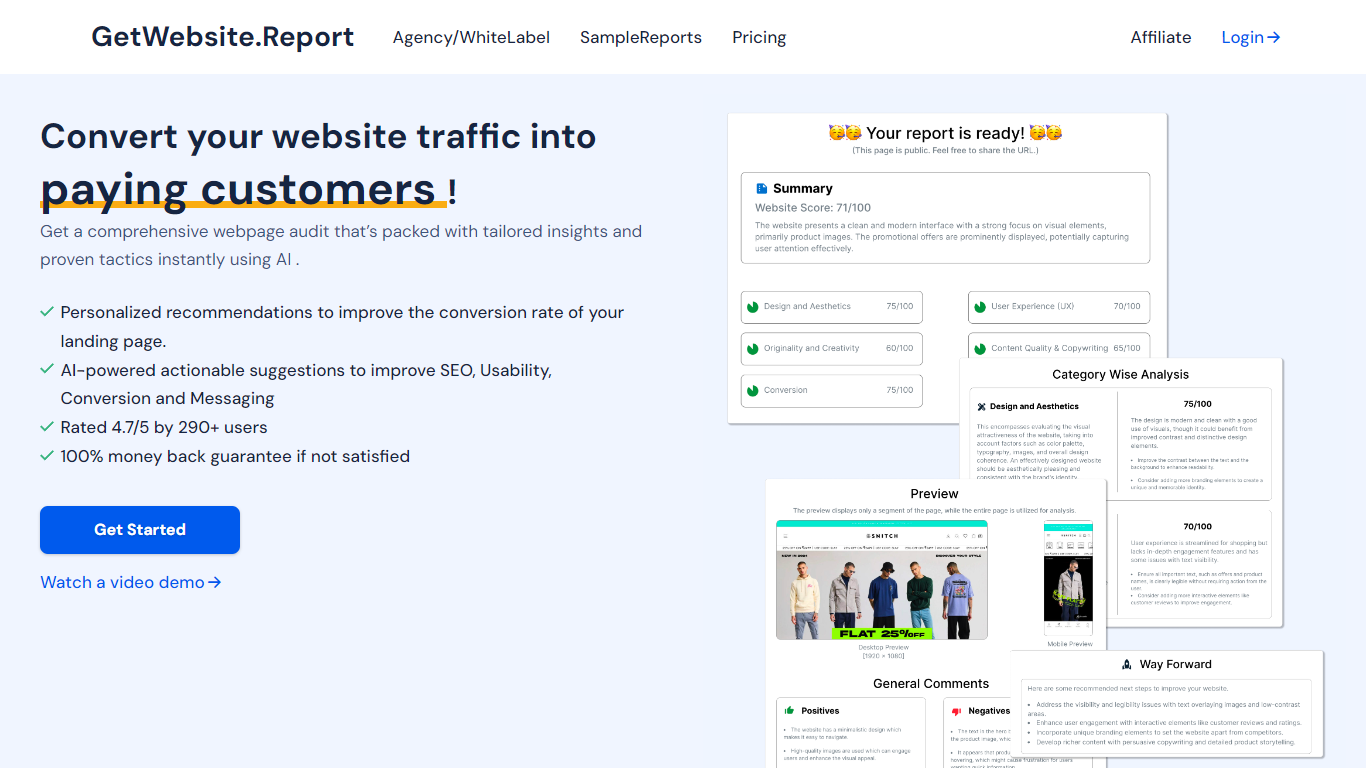 GetWebsite.Report