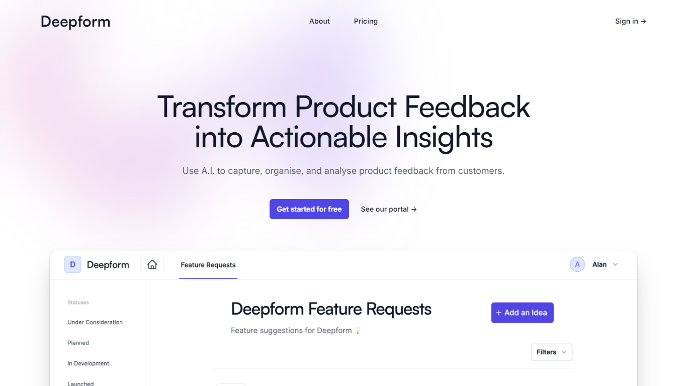 Deepform