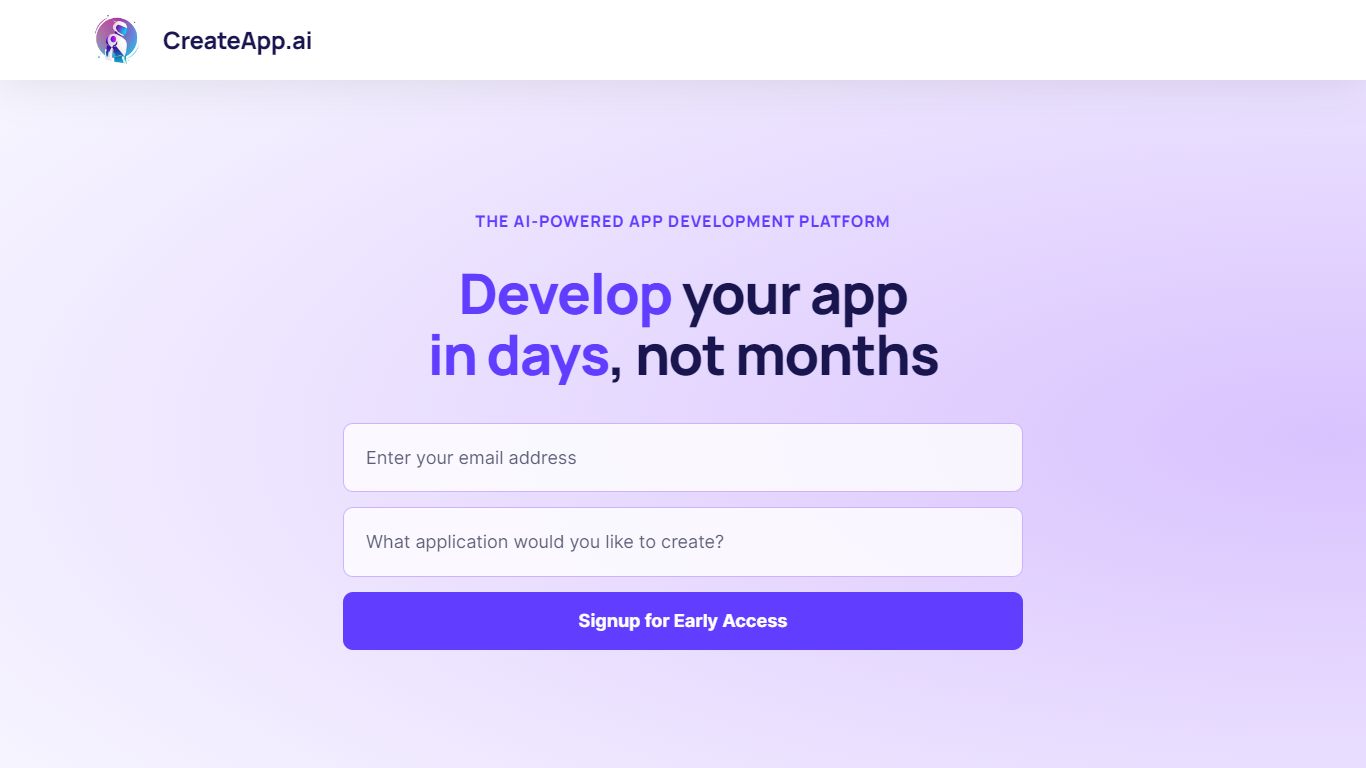 CreateApp AI