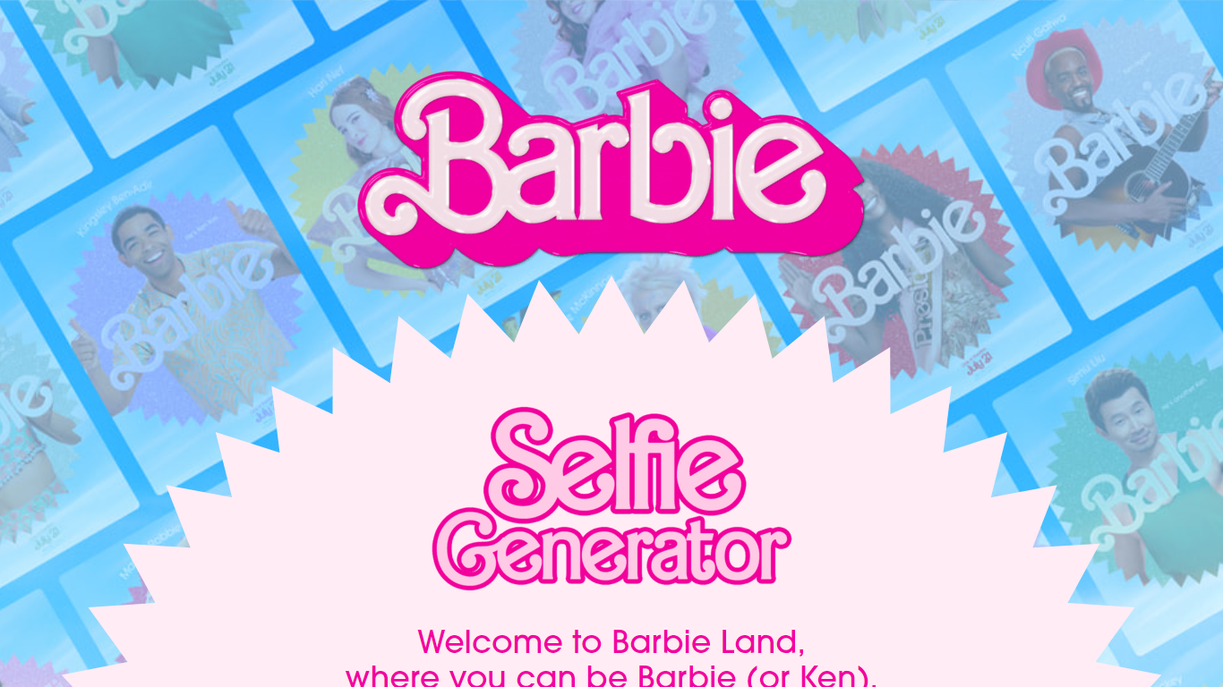 Barbie Selfie Generator