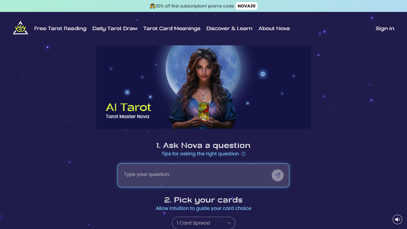AI Tarot Nova