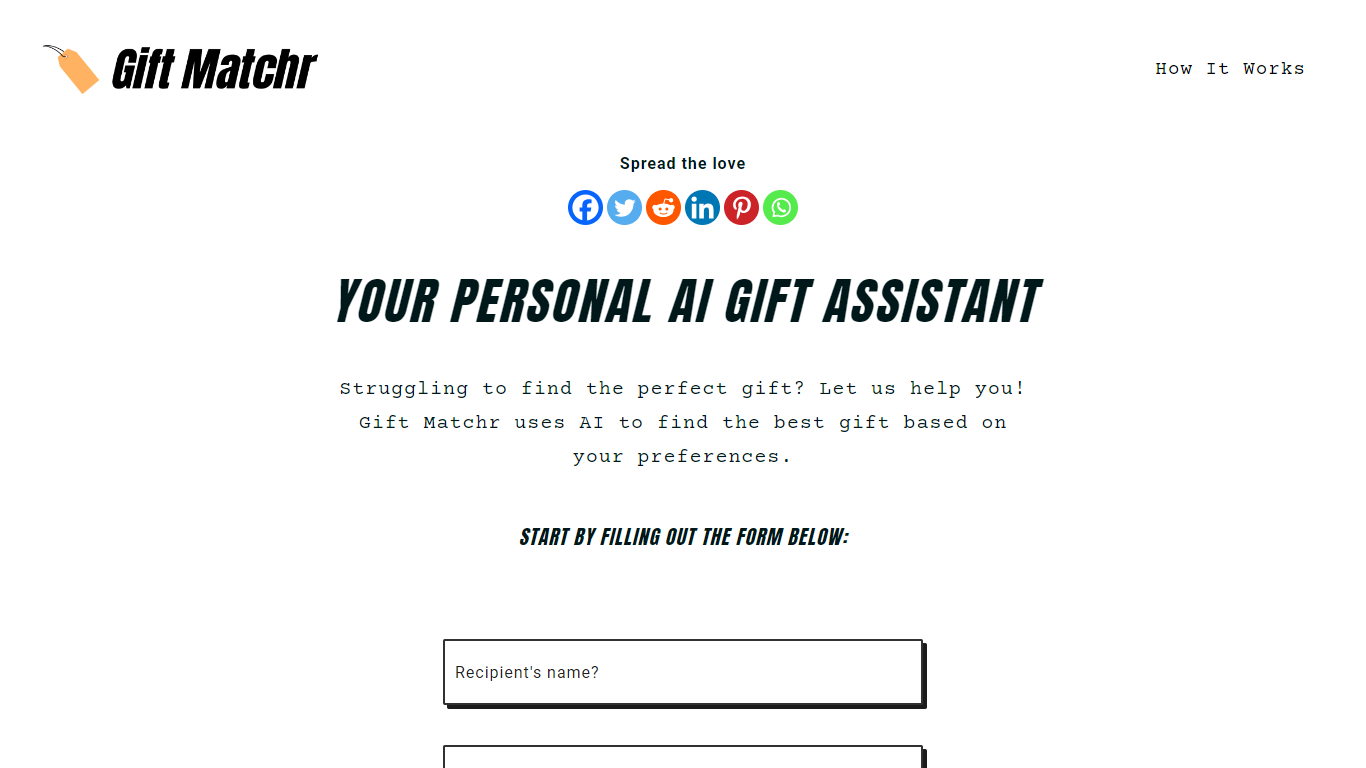 Gift Matchr