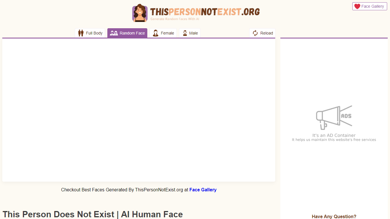 This Person Does Not Exist 